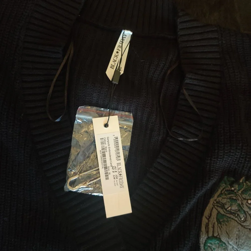 Dangerfield gargoyle sweater size XL new oversized fit - Picture 4 of 5